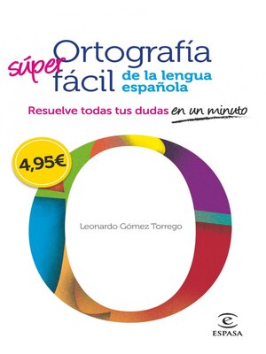 cover image of Ortografía fácil de la lengua española.